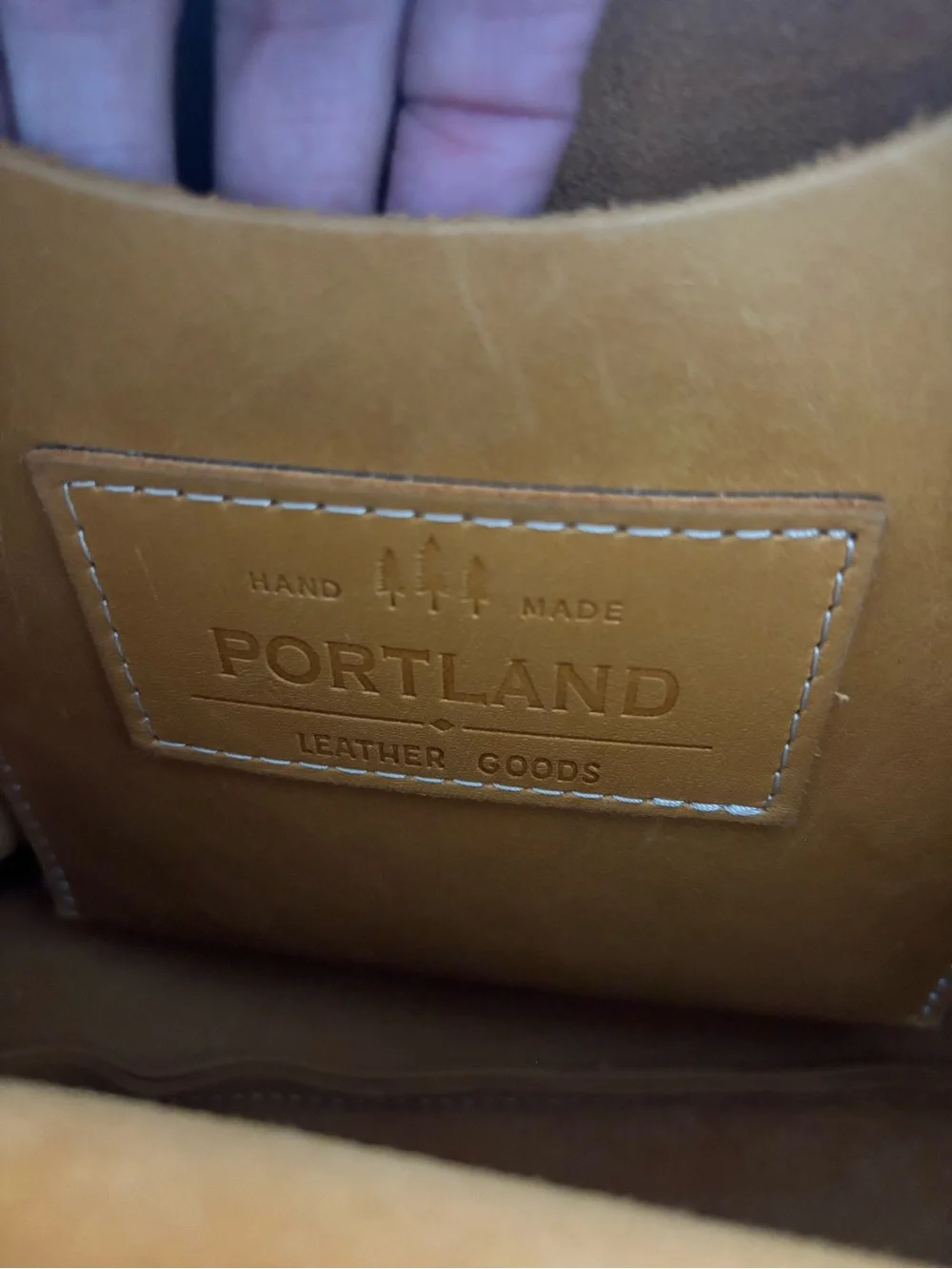 Portland leather medium bag